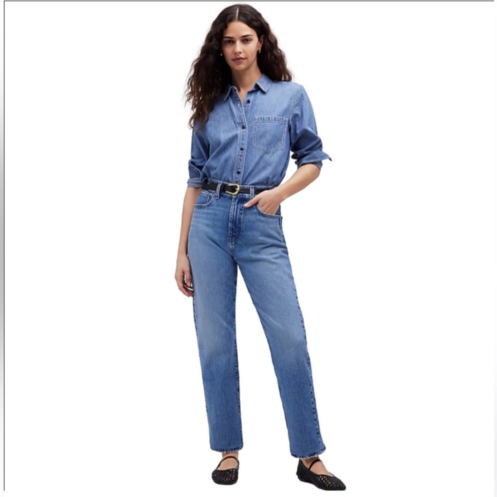 Madewell ~ BEST SELLER perfect vintage Crop Jeans - Button Fly